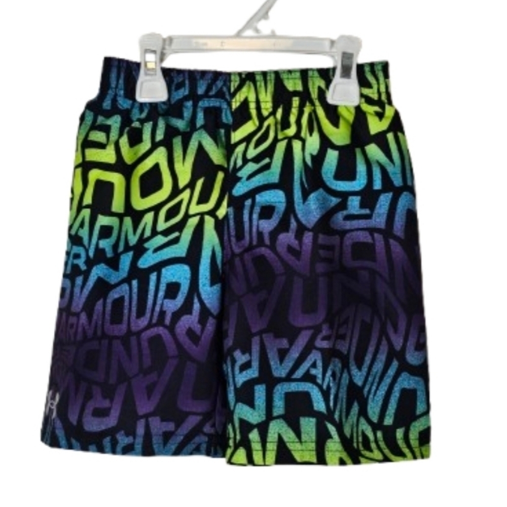 Under Armour Neon Graphic Boys Swim Trunks Size 5 NWT *Only Trunks